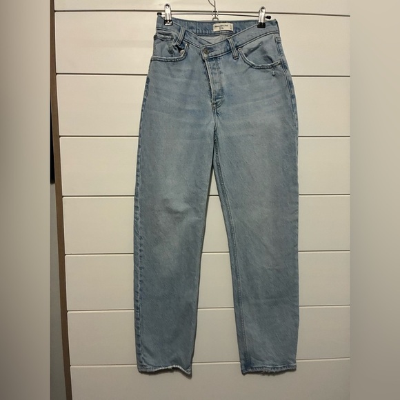Abercrombie & Fitch 90’s style dad high rise jeans 27/4R - Picture 8 of 14